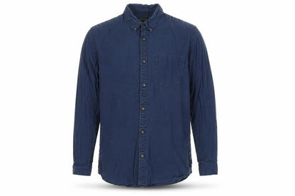 Jack & Jones Men's Blue Medium Button-Up Casual Shirt