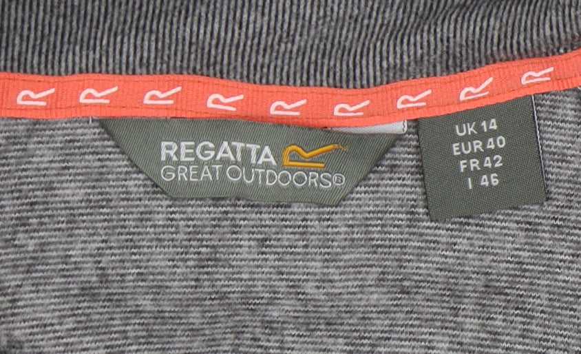Regatta Women's Grey Pullover Sweatshirt, Size 14
