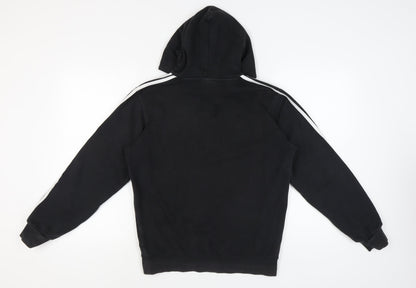 Adidas Men's Black S Hoodie, Pullover, Logo, Essential