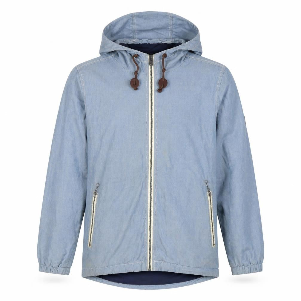 Mens UK Size S Lyle & Scott Blue Windbreaker Coat