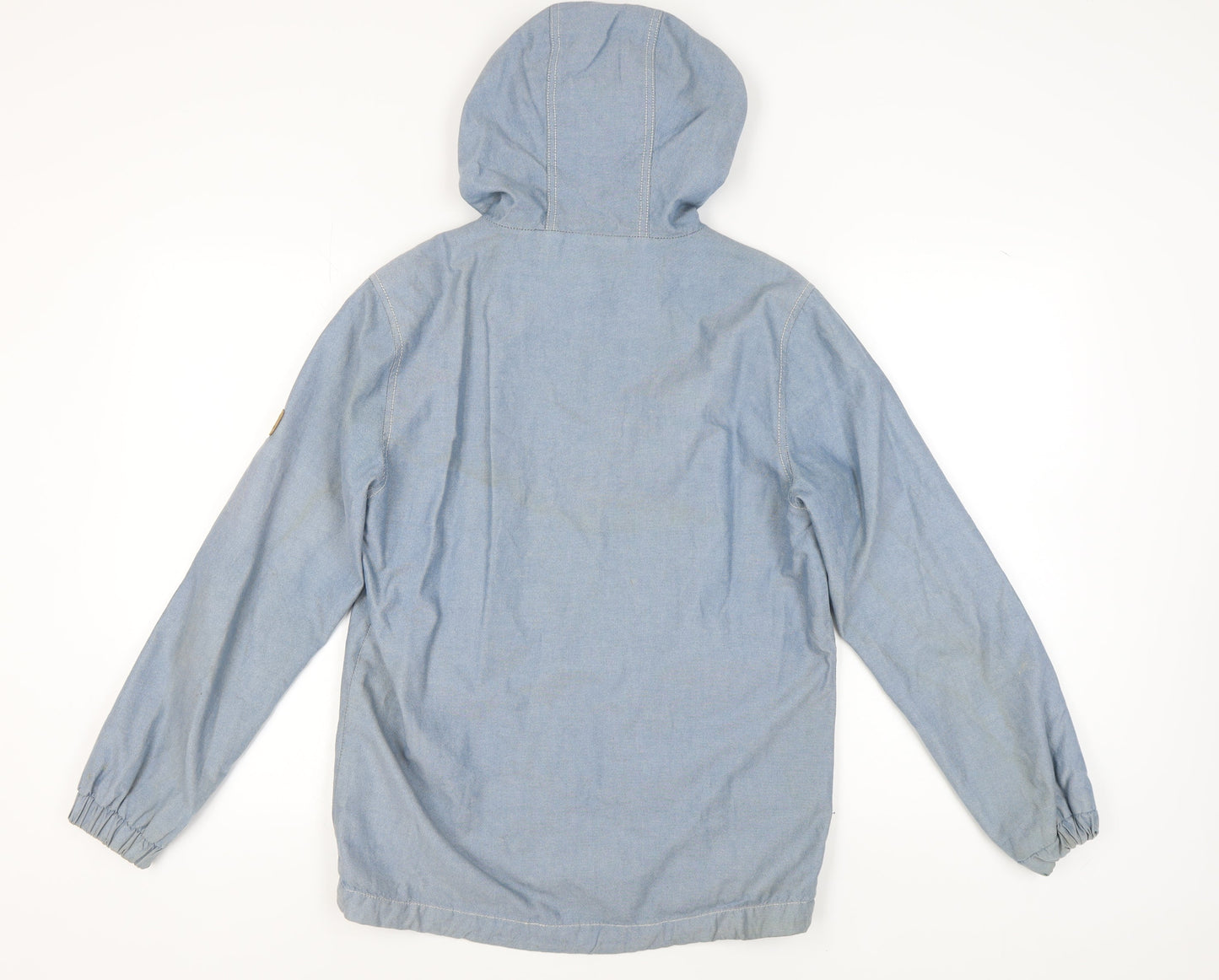 Mens UK Size S Lyle & Scott Blue Windbreaker Coat