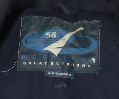 Regatta Men's Blue Hooded Parka Jacket Size M