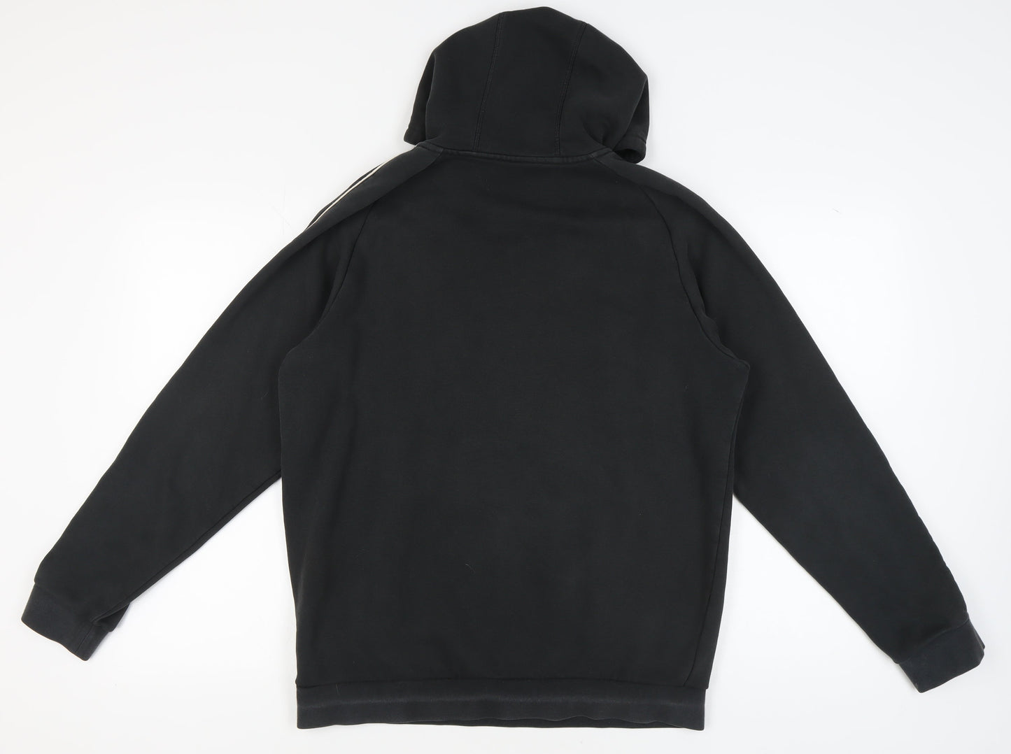 Adidas Men's Black Pullover Hoodie L - Logo Accented