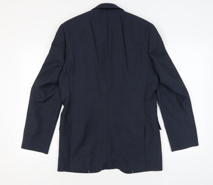Mens UK Size 38 Pierre Cardin Regular Blue Suit Jacket