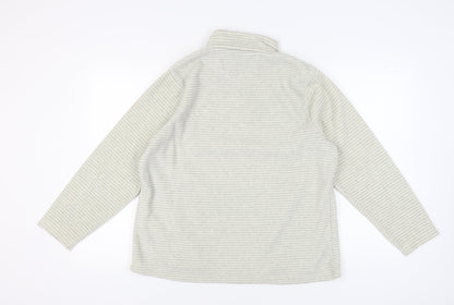 Regatta Women's Ivory Striped Pullover Sweatshirt, Size 16