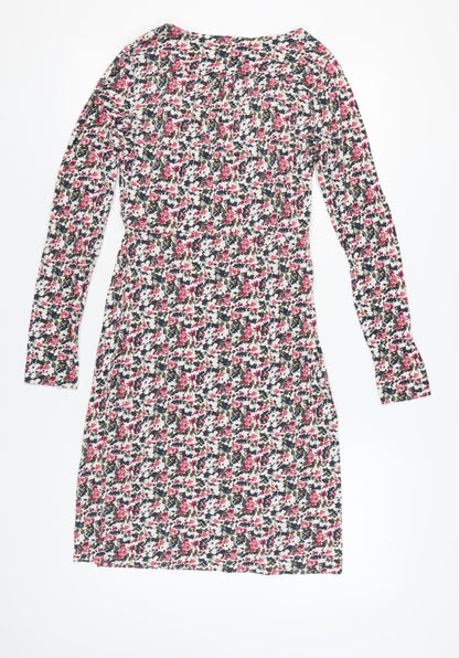 Kew Women's Multicoloured Floral Wrap Dress L