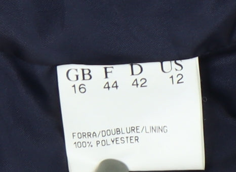 Jacques Vert Women's Blue Blazer