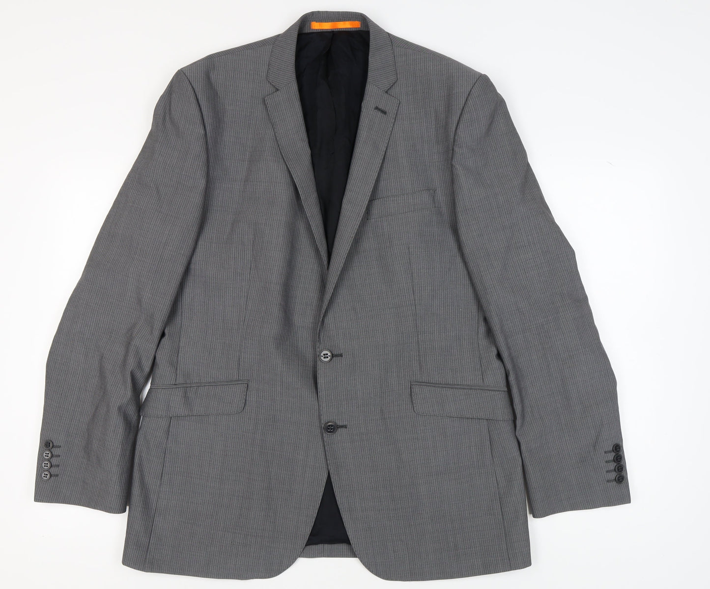 Mens UK Size 44 Ben Sherman Regular Grey Suit Jacket