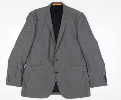 Mens UK Size 44 Ben Sherman Regular Grey Suit Jacket