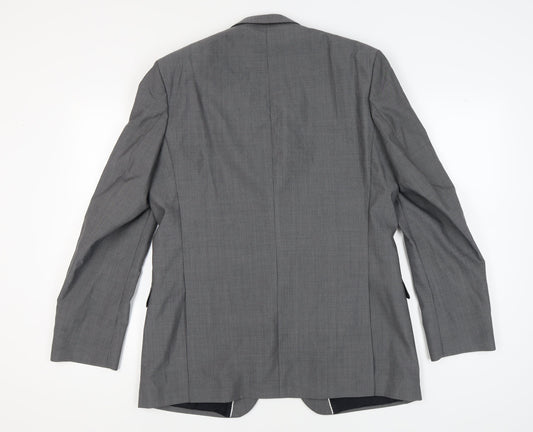 Mens UK Size 44 Ben Sherman Regular Grey Suit Jacket