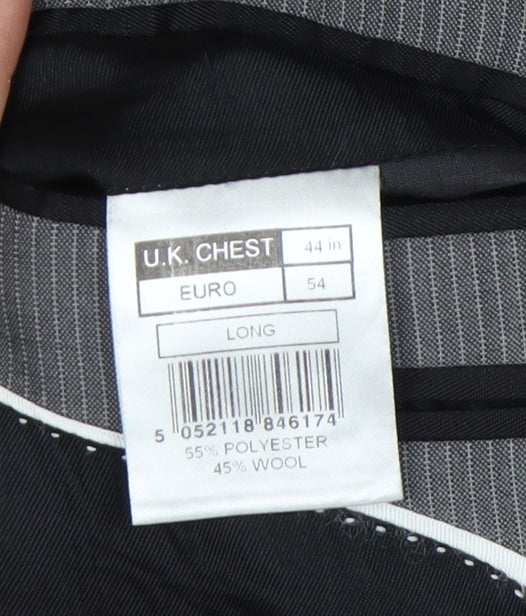 Mens UK Size 44 Ben Sherman Regular Grey Suit Jacket