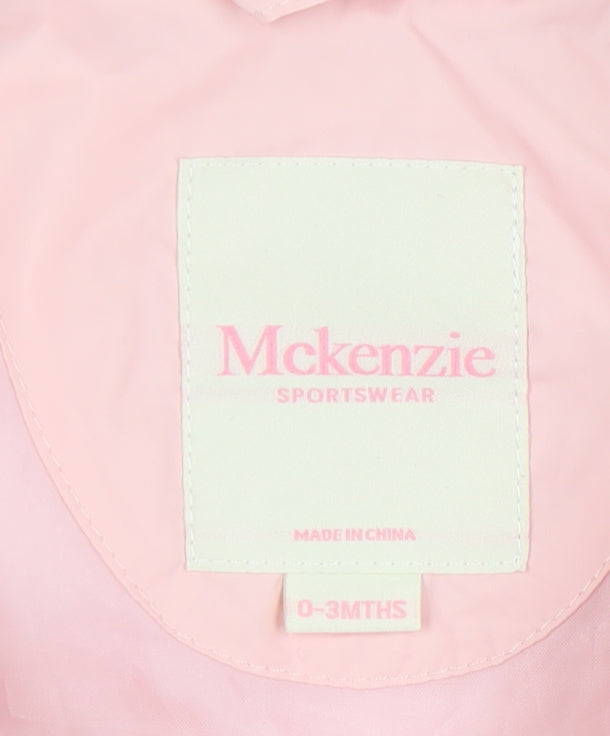 Mckenzie Unisex Pink Puffer Jacket, 0-3 Months, Winter Style