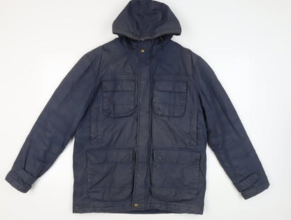 Mens UK Size M Peter Storm Blue Parka Coat