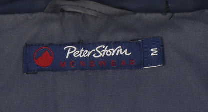 Mens UK Size M Peter Storm Blue Parka Coat