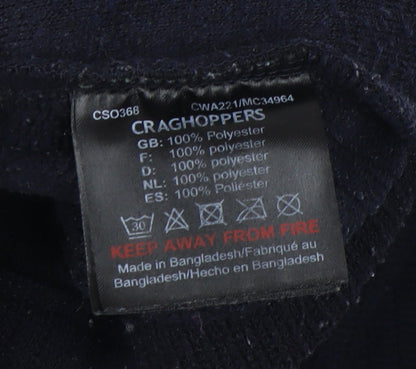 Craghoppers Women's Black Full Zip Sweatshirt - Size 12