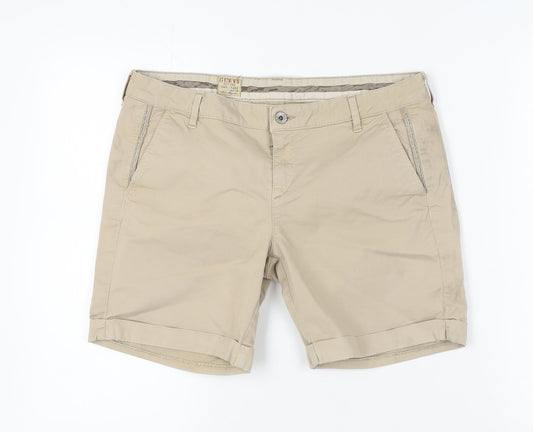 Guess Men's Beige Chino Shorts Size 29