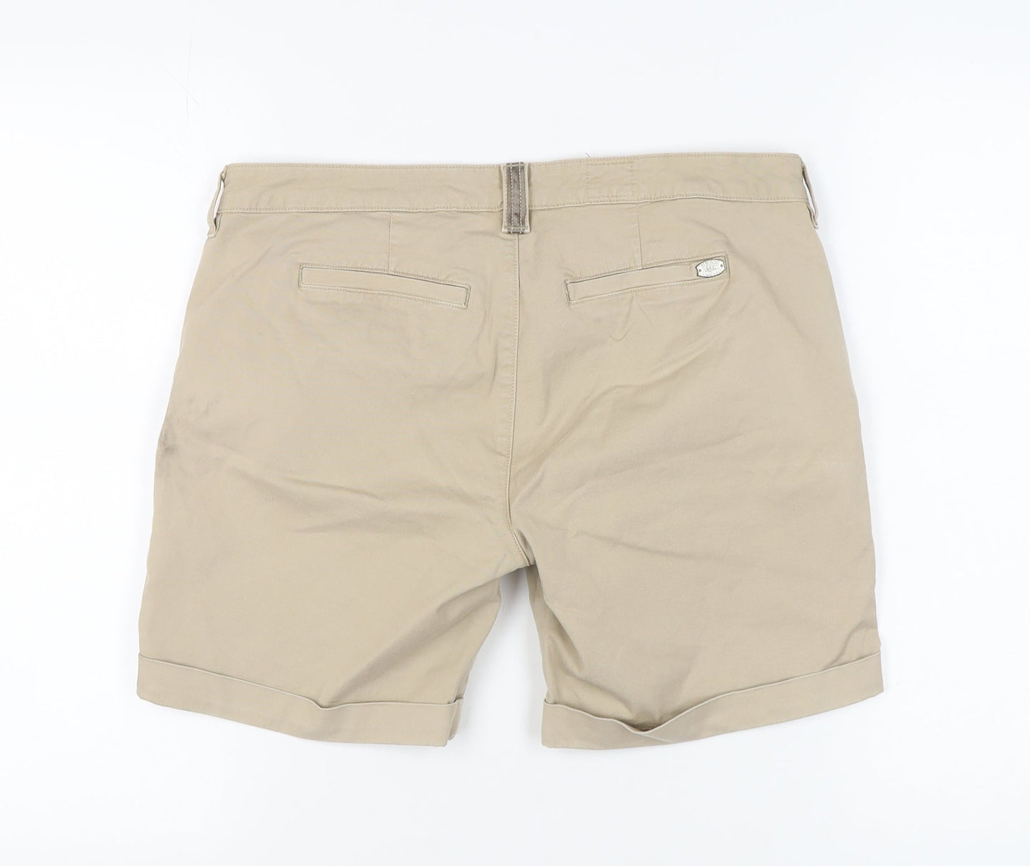 Guess Men's Beige Chino Shorts Size 29