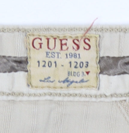 Guess Men's Beige Chino Shorts Size 29