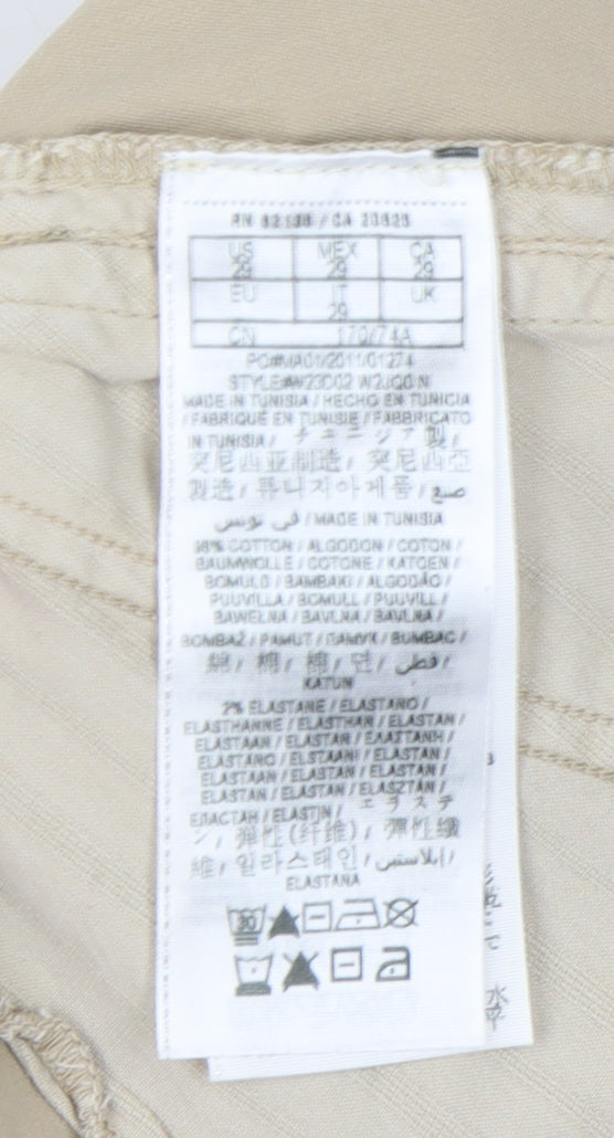 Guess Men's Beige Chino Shorts Size 29