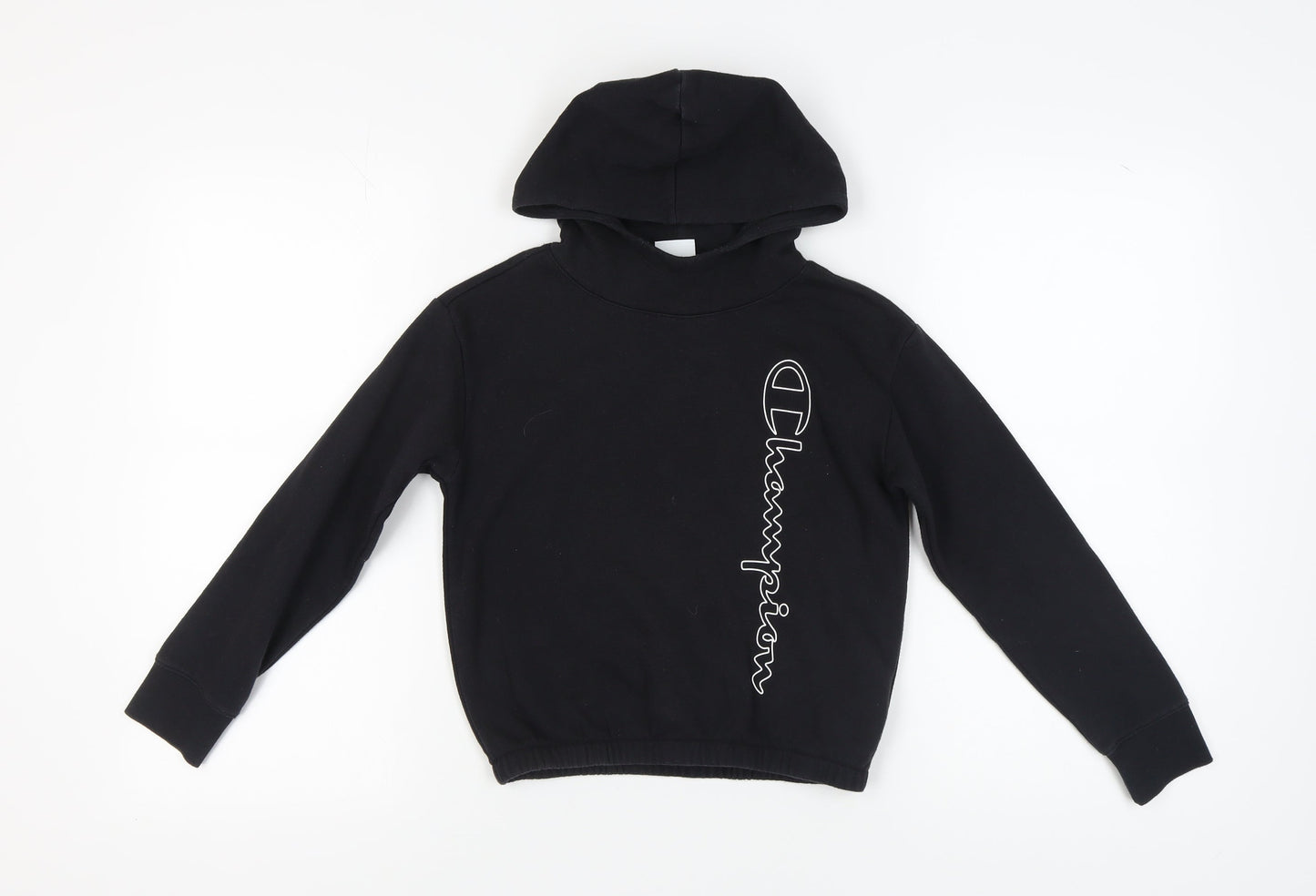 Champion Girls Black Medium Pullover Hoodie