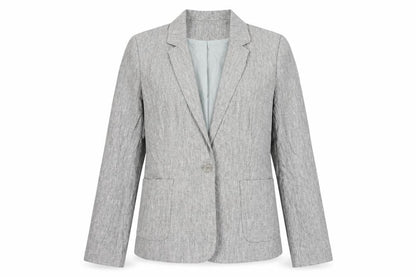Womens UK Size 10 Long Tall Sally Regular Grey Blazer