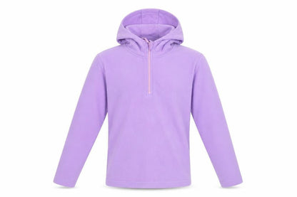 Mountain Warehouse Girls Purple 1/2 Zip Hoodie 11-12 Years