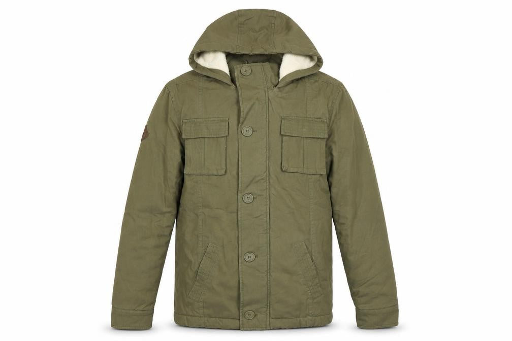 SoulCal Men's Green Military Jacket S