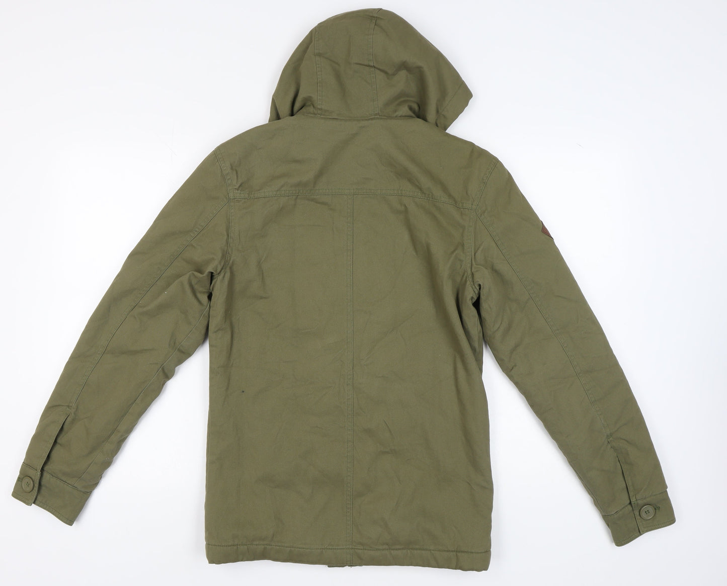 Mens UK Size S SoulCal & Co Green Military Jacket