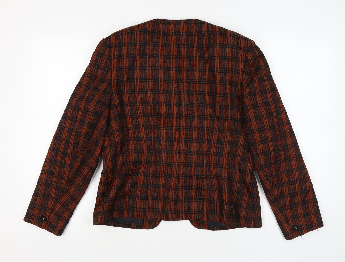 Windsmoor Women’s Brown Check Blazer, Size 18