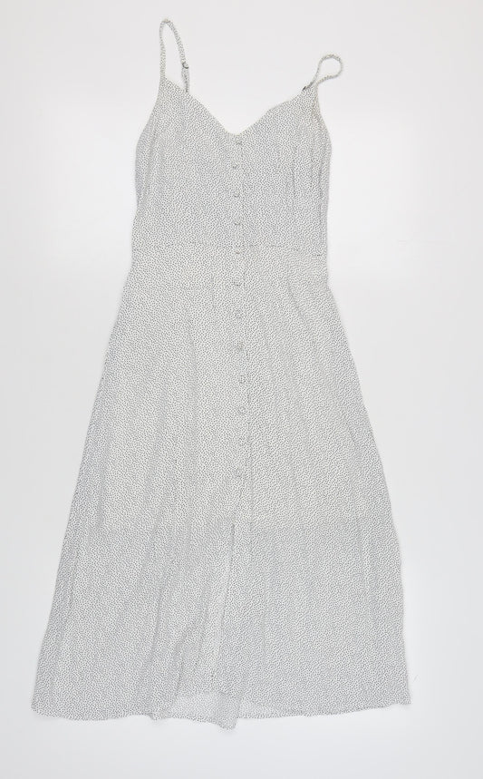 Abercrombie & Fitch Women’s Polka Dot Midi Slip Dress XS