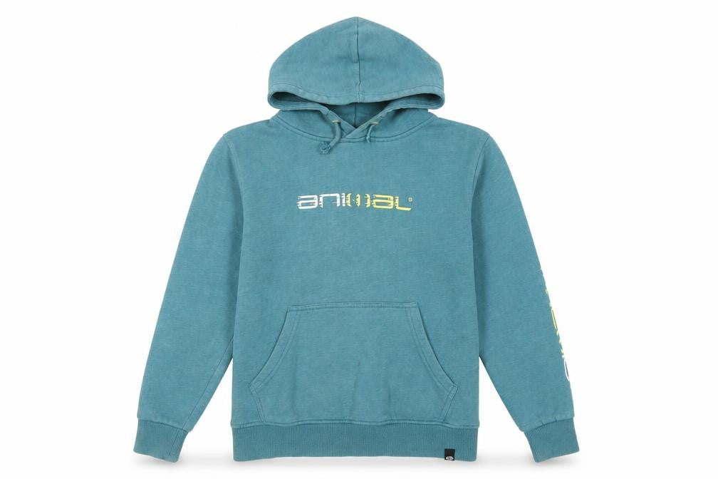 Animal Boys Blue Hoodie Pullover Size 9-10 Years