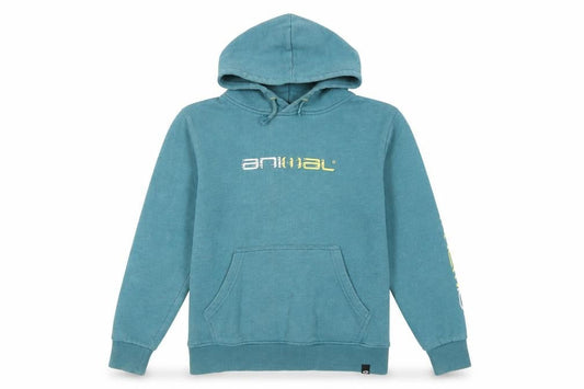 Animal Boys Blue Hoodie Pullover Size 9-10 Years