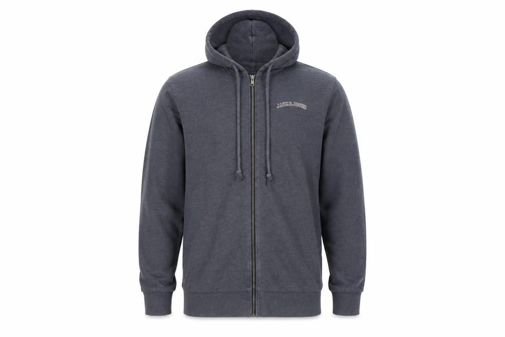Mens UK Size XL JACK & JONES Grey Full Zip Hoodie