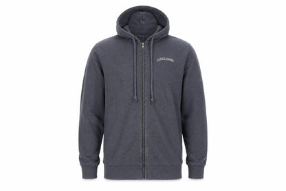 Mens UK Size XL JACK & JONES Grey Full Zip Hoodie