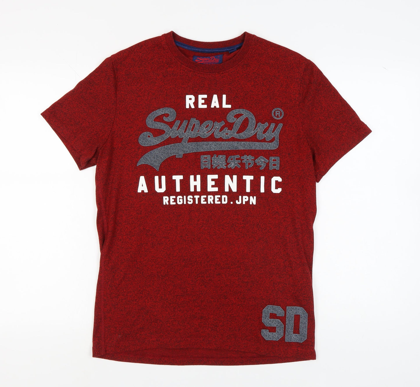 SuperDry Men's Red Graphic T-Shirt L