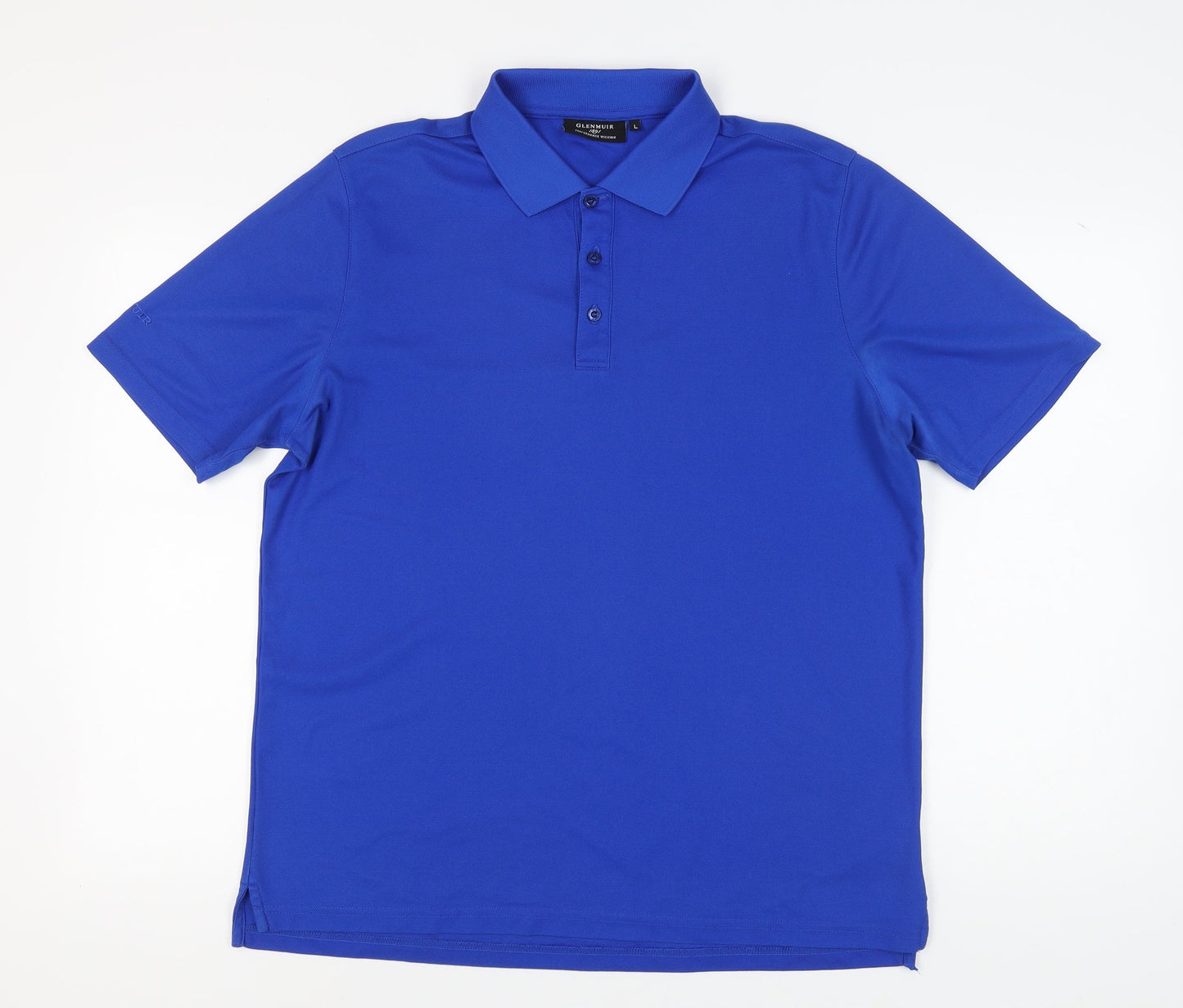 Glenmuir Men's Blue Polo Shirt Size L - Golf Casual