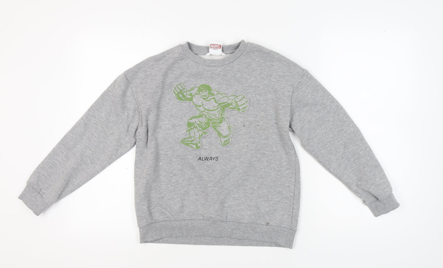 Marvel Boys Grey Superhero Sweatshirt 11-12Y Pullover