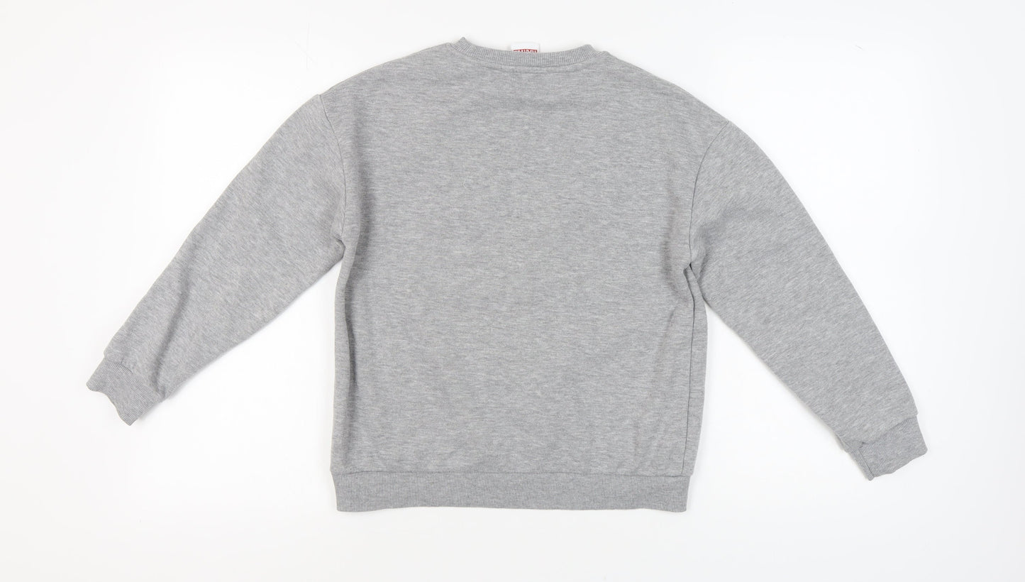 Marvel Boys Grey Superhero Sweatshirt 11-12Y Pullover