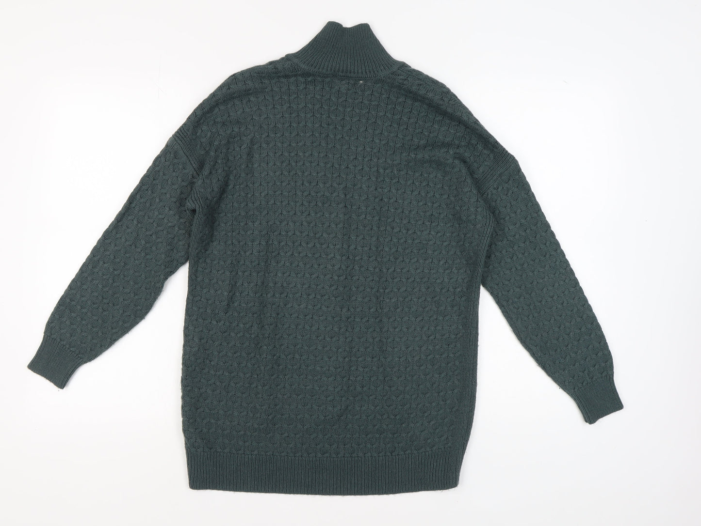 Womens UK Size 8 Fat Face Green Pullover Jumper