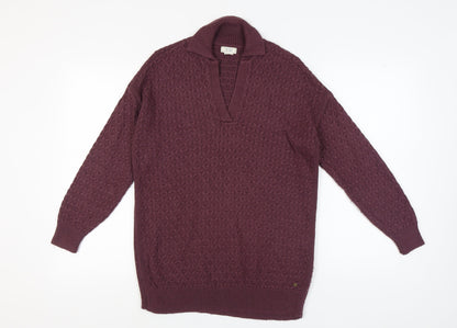 Fat Face Women's Purple Jumper Size 8