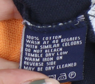 Tyrwhitt Men's Multicoloured Striped Polo L