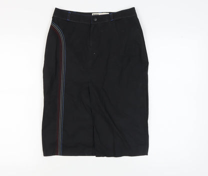 Firetrap Women's Black Knee-Length Pencil Skirt, Size S