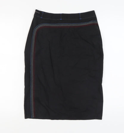 Firetrap Women's Black Knee-Length Pencil Skirt, Size S