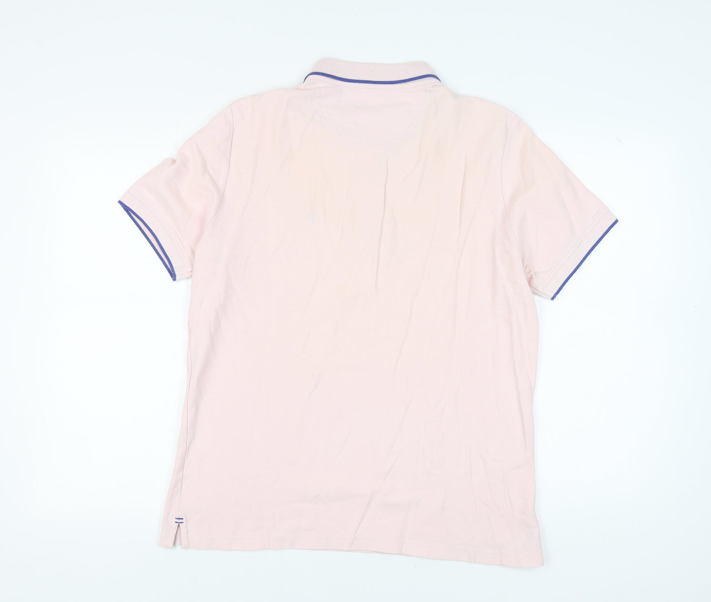 Pierre Cardin Men's Pink Polo Shirt - L - Casual Spring/Summer