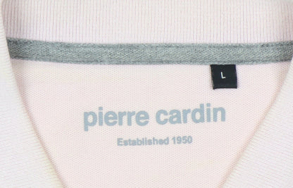 Pierre Cardin Men's Pink Polo Shirt - L - Casual Spring/Summer