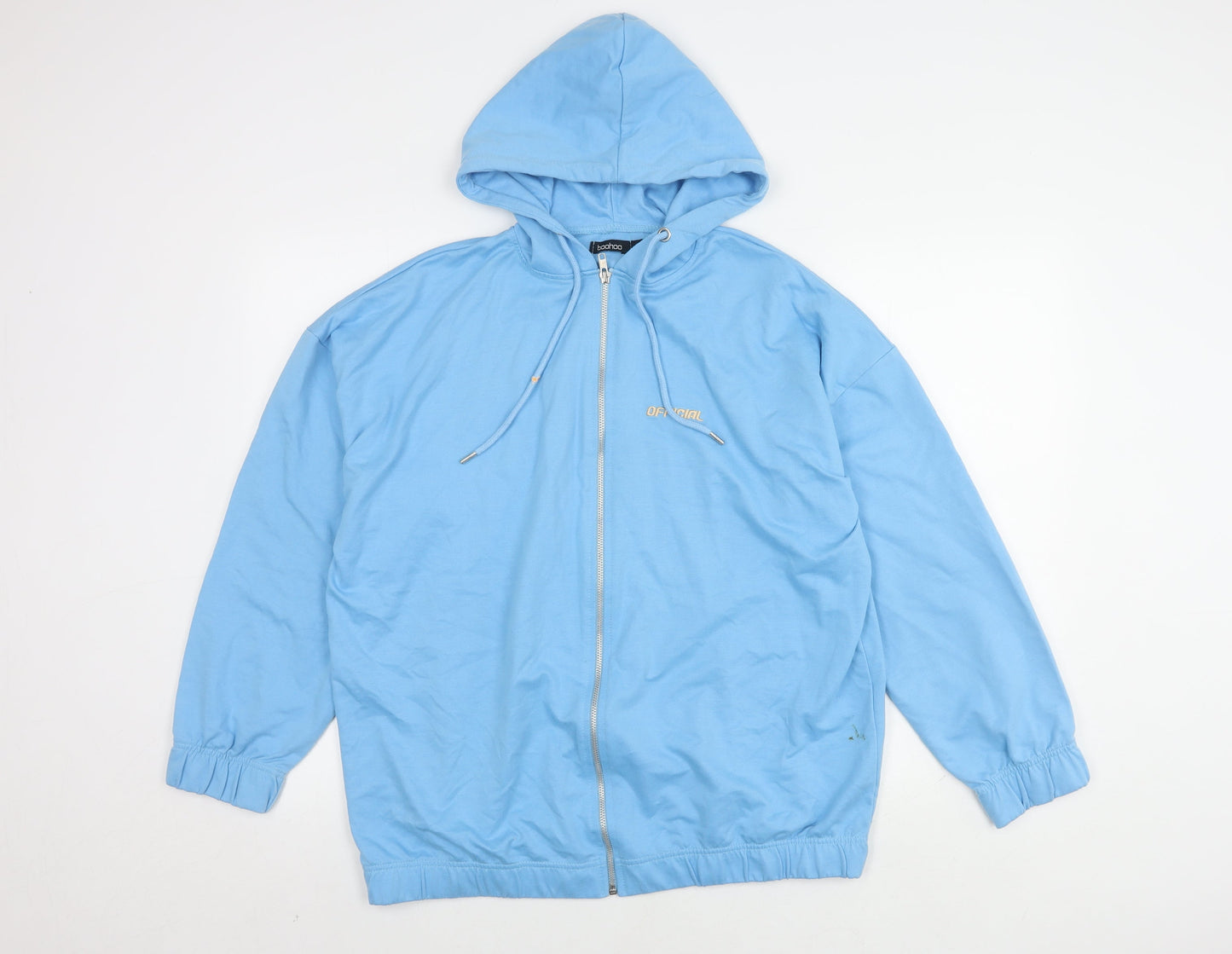Mens UK Size M Boohoo Blue Basic Jacket