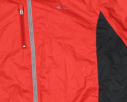 Unisex Adults UK Size L Crane Sports Red Windbreaker Coat