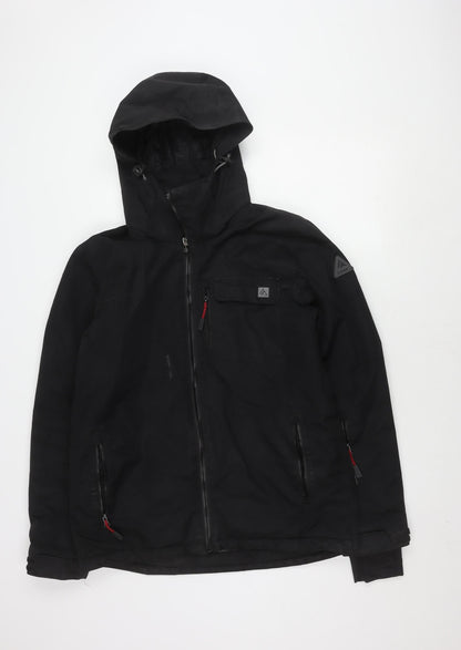 Mens UK Size M Surfanic Black Rain Coat
