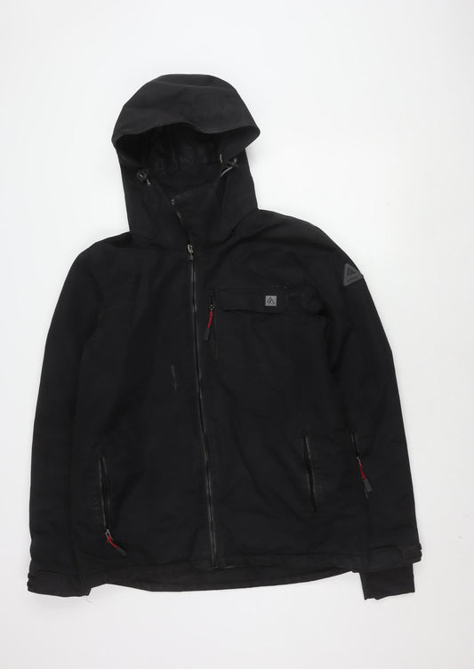 Mens UK Size M Surfanic Black Rain Coat
