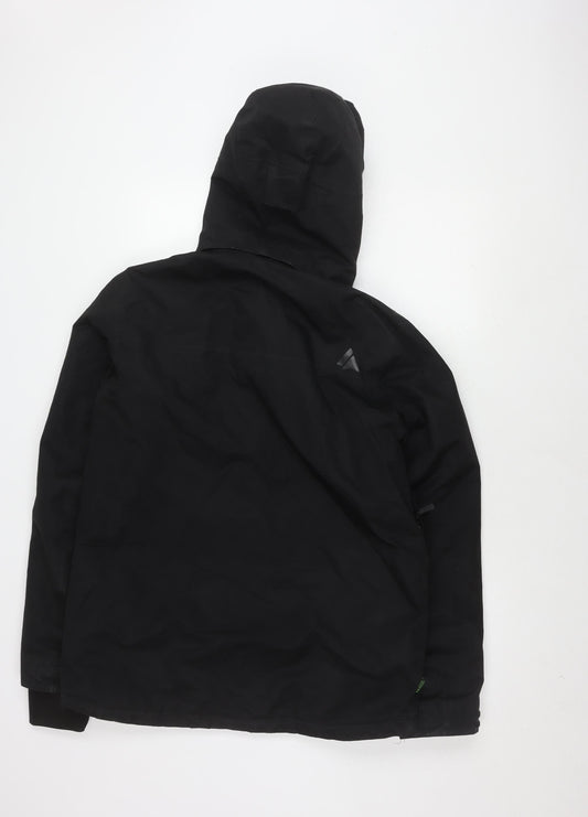 Mens UK Size M Surfanic Black Rain Coat